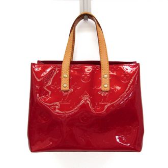 Louis Vuitton Reade Monogram Vernis Red Patent_Leather Handbag (Pre-Owned)