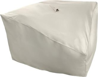 Oviala Funda de sill&oacute;n esquinero beige para muebles modulares de jard&iacute;n