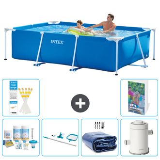 Intex Piscina Con Estructura Rectangular - 260x160x65 Cm - 7-piezas S93