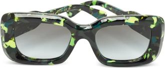 Chlo&eacute; Occhiali da sole Gayia squadrati - Verde