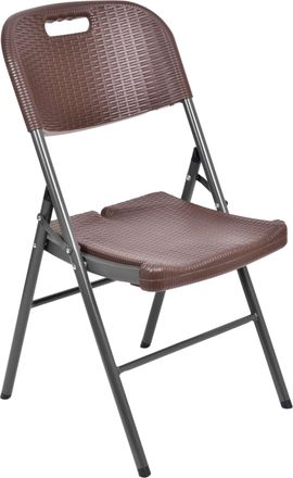 OEM Silla De Catering De Rat&aacute;n Marr&oacute;n