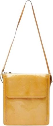 Louis Vuitton Pre-owned Vernis Handbag - Dames - Vintage Schoudertas - Geel - ONE Size - Vintage