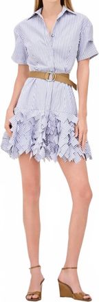 Alexis Ema Mini Dress In Blue