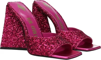 The Attico Womens Pink Plastic Platform Sandals
