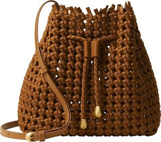 Naghedi Medium Mallorca Bucket Bag in Teak at Nordstrom