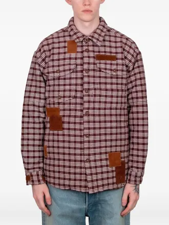 Story mfg. Harvest patchwork overshirt - Brown