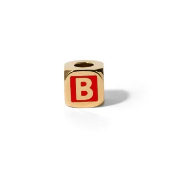 Miu Miu Enameled Metal Dice Charm, Woman, Red