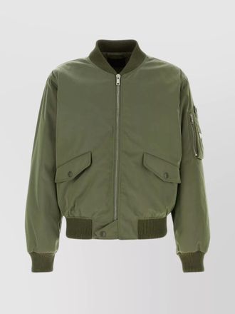 Prada nylon bomber jacket
