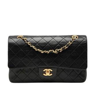 Chanel Borsa a spalla Pre-owned Vintage trapuntata con doppia patta - - Pre-owned - Donna - Nero - ONE SIZE
