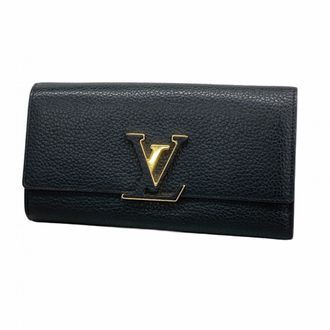 Louis Vuitton Noir Long Wallet (Bi-Fold) (Pre-Owned)