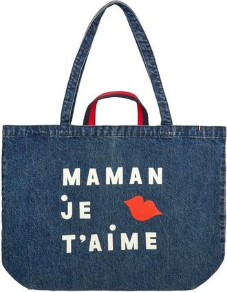 Clare Vivier EMC Jumbo Denim Tote in Indigo at Nordstrom