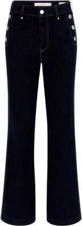 Guess New Faye Pant - Dames - Bootcut Jeans - Zwart - W27 - Katoen - Jeans
