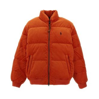 Polo Ralph Lauren De Wyoming Corduroy Down Jacket - Heren - Jassen - Oranje - Maat: M Corduroy