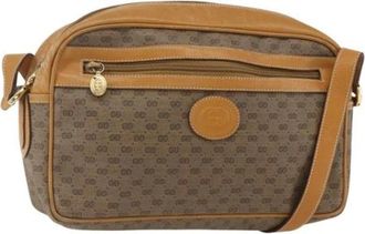 Gucci Pre-owned Cross Body Bags, female, Beige, Size: ONE SIZE Pre-owned Vintage Cross Body Bag