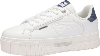 Kangaroos Sneaker KANGAROOS KANGALIFT ROSY, Damen, Gr. 36, wei&szlig;, grisaille, Synthetik, Schuhe Sneaker