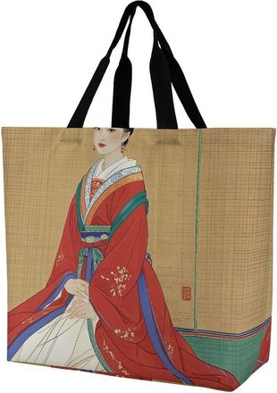 Generic Asian Ladies Shopping Bag Waterproof Women Handbag Durable Shoulder Bags For Picnic Work Yoga