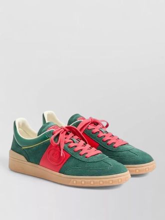 Valentino Garavani upvillage split and nappa leather sneakers