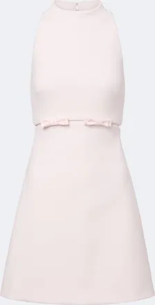 SAFiYAA Jalie bow-detail cr&ecirc;pe minidress