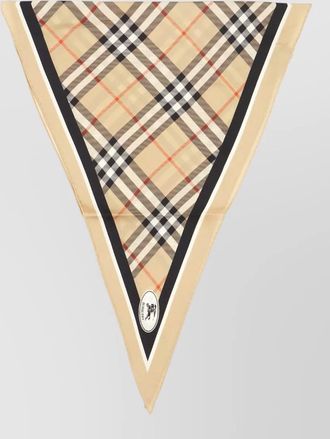 Burberry printed silk scarf