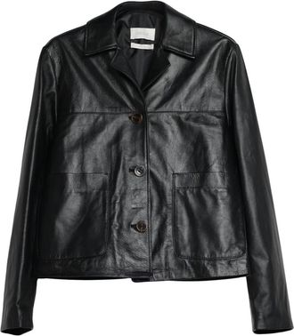 Vicolo Korte leren jas - Dames - Leren en Su&egrave;de Jassen - Zwart - XS - Leer - Jassen