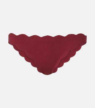 Marysia Swim Antibes scalloped bikini bottoms