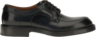 Dolce & Gabbana Kalfsleren Derby Schoenen - Heren - Veterschoenen - Zwart - 45 EU - Leer - Schoenen