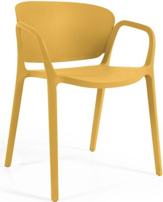 K Home In- /Outdoor Design Armlehnstuhl Anna - Senfgelb