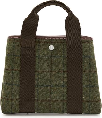 Rue de Verneuil Travers&eacute;e S Hunting Tweed Tote bag - Khaki - One Size