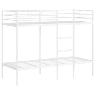 Berkfield Home Bunk Bed without Mattress White 80x200 cm Steel