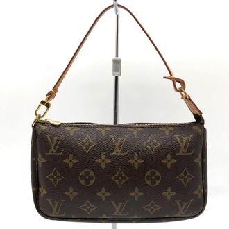 Louis Vuitton Brown Monogram Canvas Pochette (Pre-Owned)
