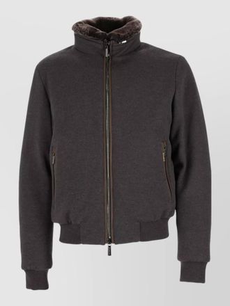 Moorer cashmere virgin wool padded coat