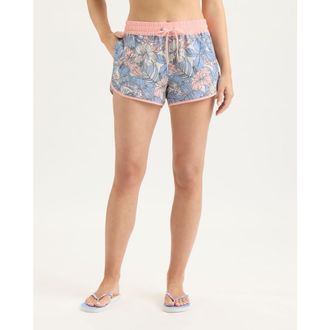 Salt Life Sailfish Blossom Aquatrunks in Chalk at Nordstrom, Size Medium