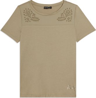 Freddy T-shirt in Jersey con Ricami Floreali