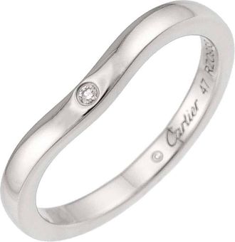 Cartier Platinum 950 Band Ring (Pre-Owned)