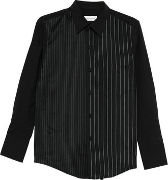 Ernest W. Baker Pinstripe Patch-pocket Shirt