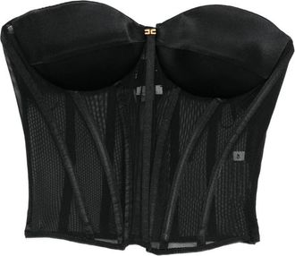 Elisabetta Franchi Mesh Corset Top