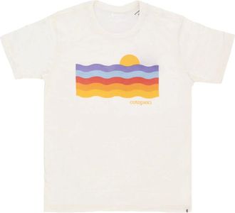 Cotopaxi T-Shirts, male, White, Size: L Disco Wave Tee Bone T-Shirt