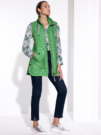 Cr&eacute;ation L Steppweste CREATION L, Damen, Gr. 36, apfel, 100% Polyester, Wattierung:100% Polyester, unifarben, Westen Steppweste