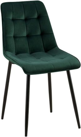 Clp Clp - Silla De Comedor Gifford Con Funda De Terciopelo Verde Terciopelo