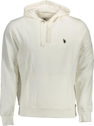 U.S.Polo Association Hooded Sweatshirt - Heren - Hoodies - Wit - 2XL - Katoen - Hoodies & sweatvesten