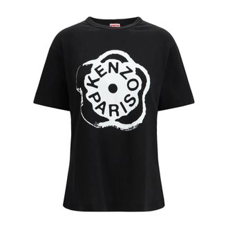Kenzo T-Shirts, female, Black, Size: L Cotton T-shirt