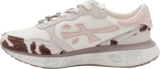 Premiata Lauryn 8456K - Dames - Sneakers - Wit - 38 EU - Leer - Schoenen