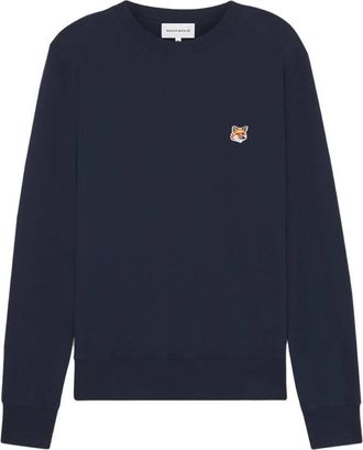 Maison Kitsun&eacute; Fox Head Patch Sweatshirt, Size X-Small
