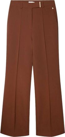 Aaiko Chantalle Broek - Dames - Broeken - Bruin - Maat: S Poliester