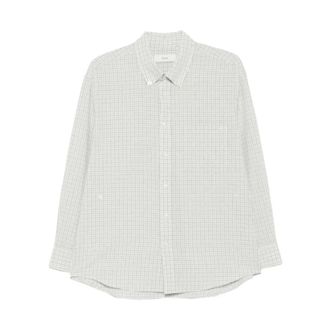 Dunst Checked Shirt - female - Dunst - Shirts - White - XS - Blouses & Shirts