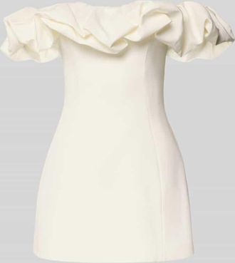 Forever New Off-Shoulder-Kleid mit R&uuml;schen Modell Tammie in Weiss, Gr&ouml;&szlig;e 38