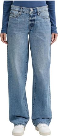 DKNY Straight Jeans - Dames - Regular Fit Jeans - Blauw - W27 - Katoen - Jeans