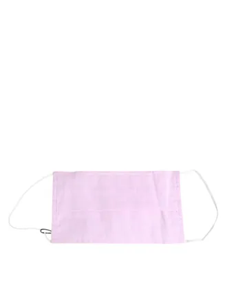 Dolce & Gabbana Pink Cotton Logo Elastic Ear Strap Face Mask Accessory