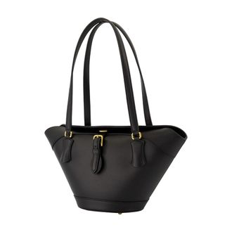 Dolce & Gabbana Womens Capri Shoulder Bag Black Calfskin