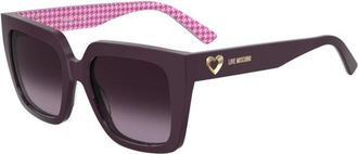 Love Moschino MOL099/S BPK/DG Womens Sunglasses Purple Size 53